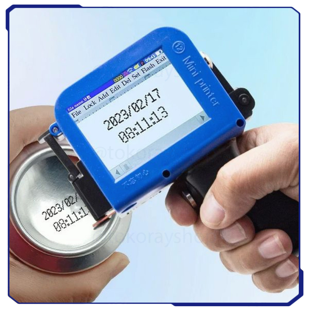 Mesin Printer Barcode Portable Handheld Inkjet Printer - KK127