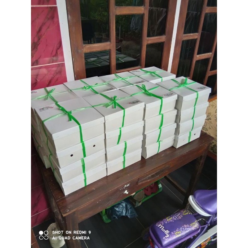 Dus nasi | box catering polos putih termurah