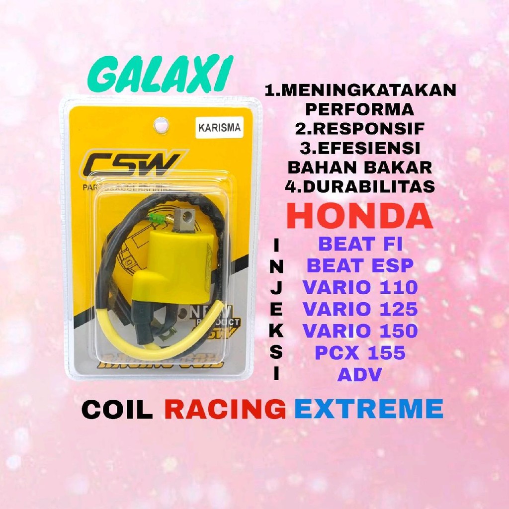 KOIL RACING INJEKSI BEAT BEAT FI BEAT ESP. VARIO KARBU VARIO 125 VARIO 150 Mesin Motor Motorcycle