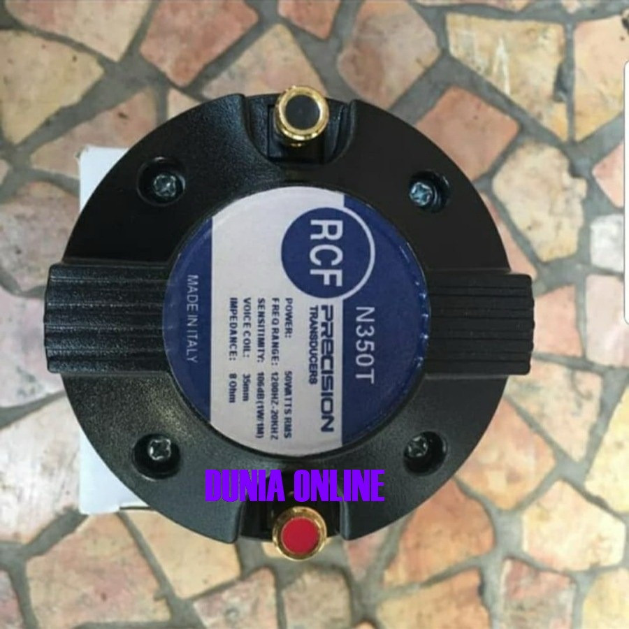 PIXELBYTE TWEETER RCF N350T/N 350 T / n350 t  rcf n350t  n 350t DRAT DRIVER SPEAKER RCF GRADE A+