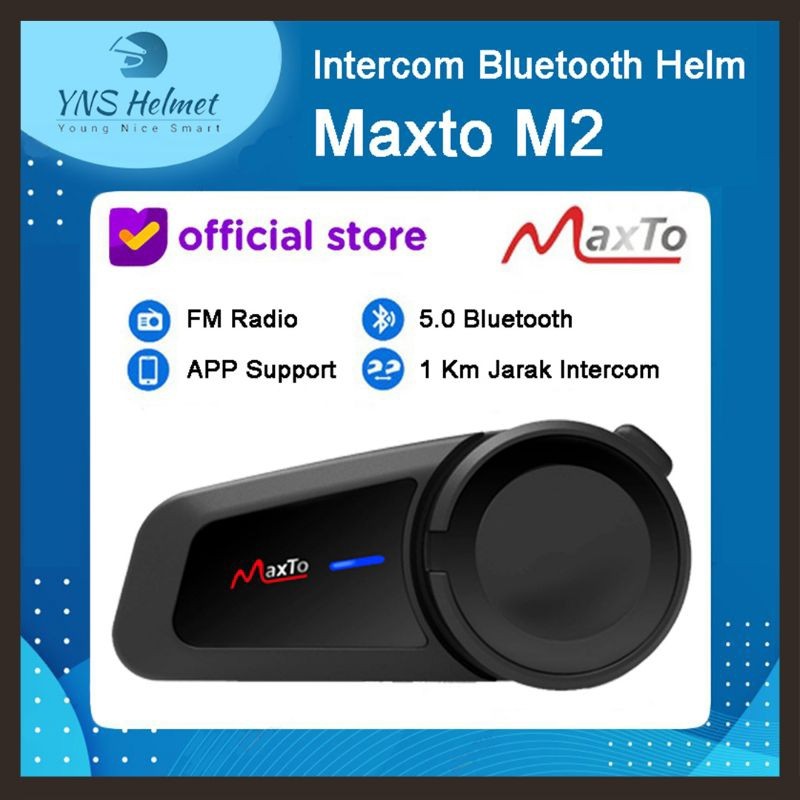 [REVERY] Intercom Bluetooth Helm Maxto M2