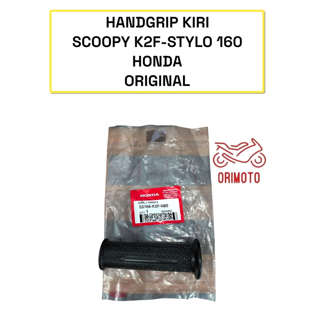 ORIMOTO-HANDGRIP KIRI SCOOPY K2F STYLO 160 HONDA 53166-K2F-N80 ORIGINAL