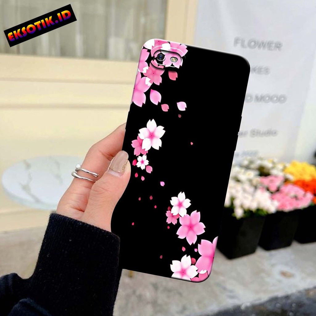 Case OPPO A1K -  Casing OPPO A1K - Case BUNGA - Skin Handphone - Silikon OPPO A1K - Cassing Hp - Har