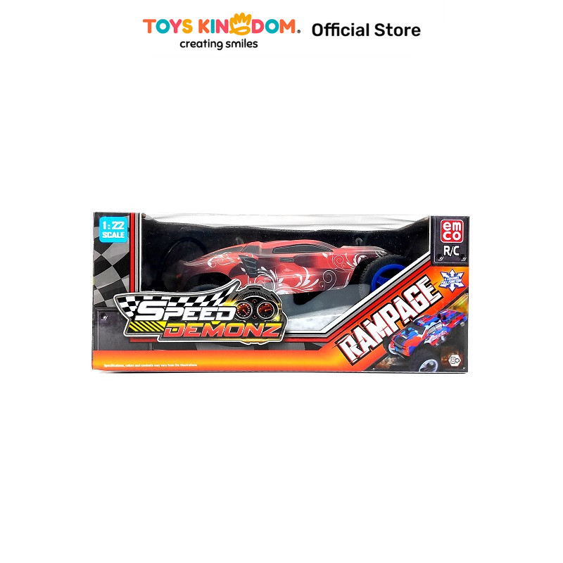 Toys Kingdom Emco Speed Demonz Rampage Remote Control Toys Kids Toy Mainan Anak Mobil Mobilan Koleks