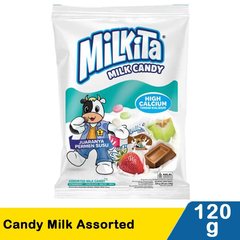 MILKITA CANDY MILK (30'S) ASSORTED 105g