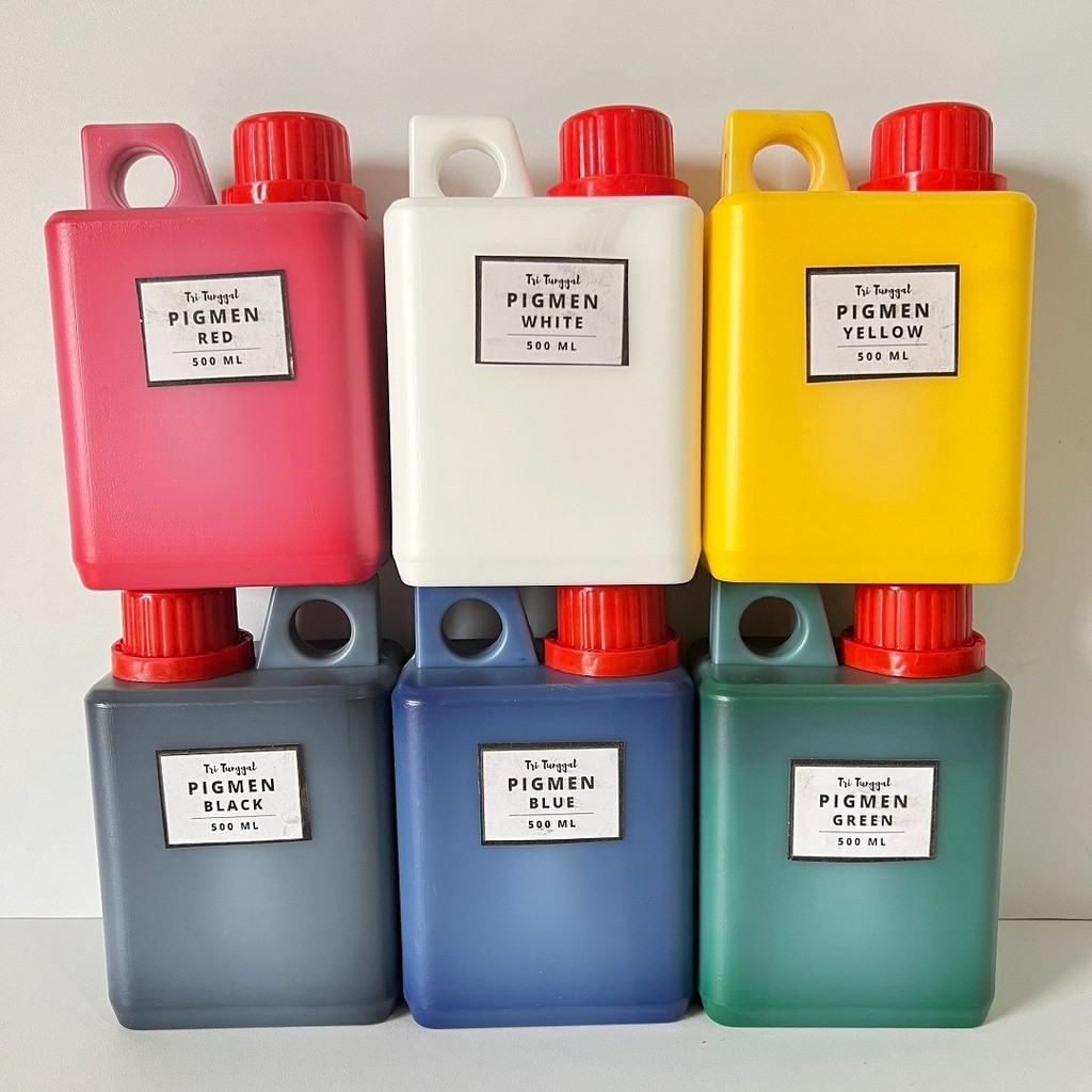 Waterbased Pigmen 500gr Pigmen Warna Warni Campuran Pewarna Cat Tembok Alat Perlengkapan Peralatan P