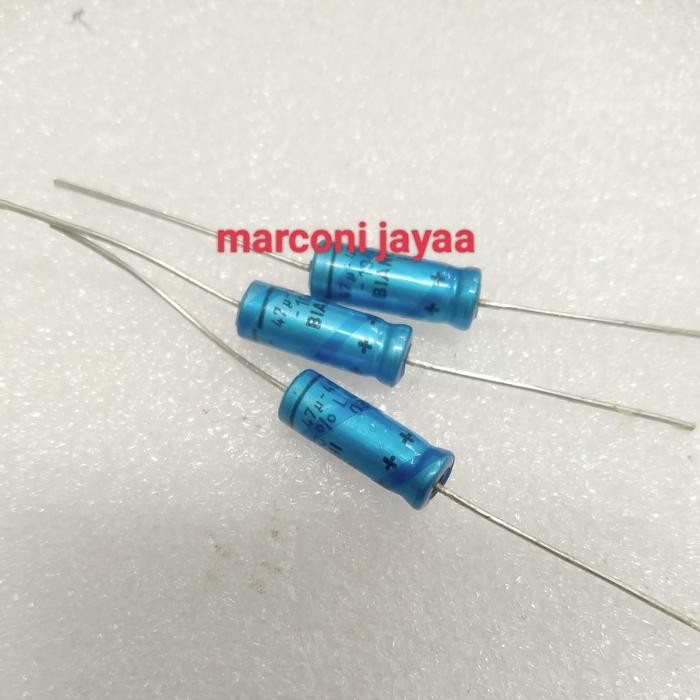 kapasitor Elco 47ufb40v axial