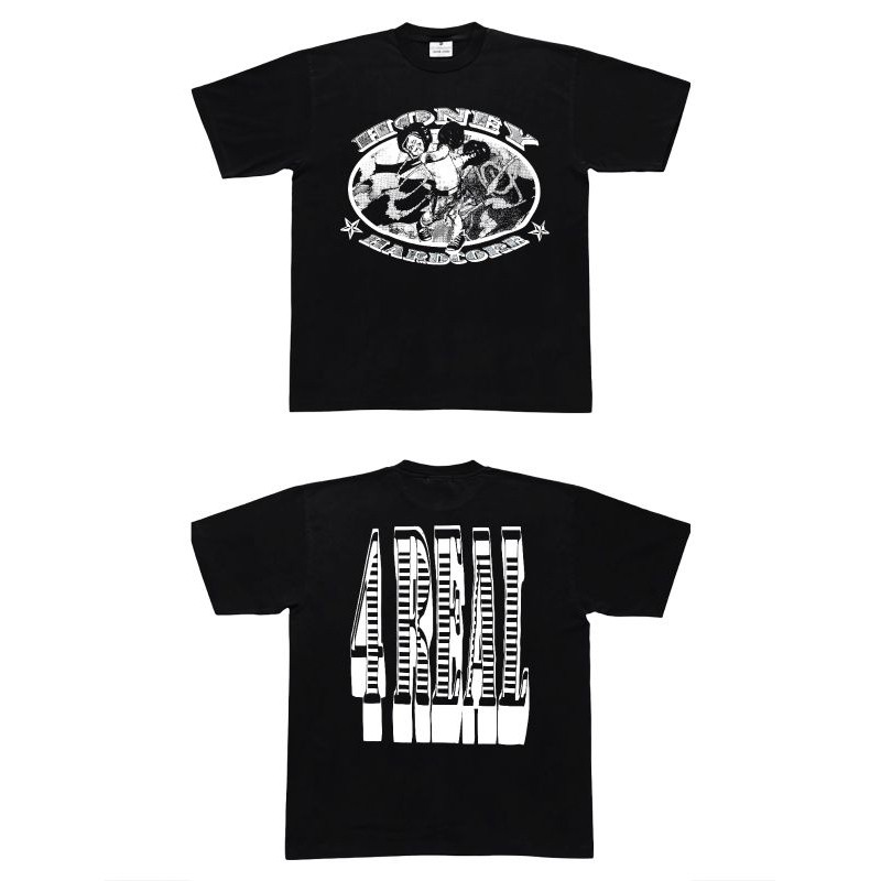 Honey Hardcore - Tshirt black New Merch/kaos band Honey hardcore