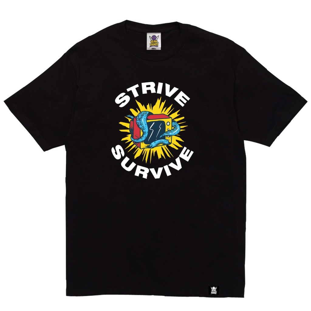 (COD) YEAH RIGHT Kulebra T-shirt / Kaos Black