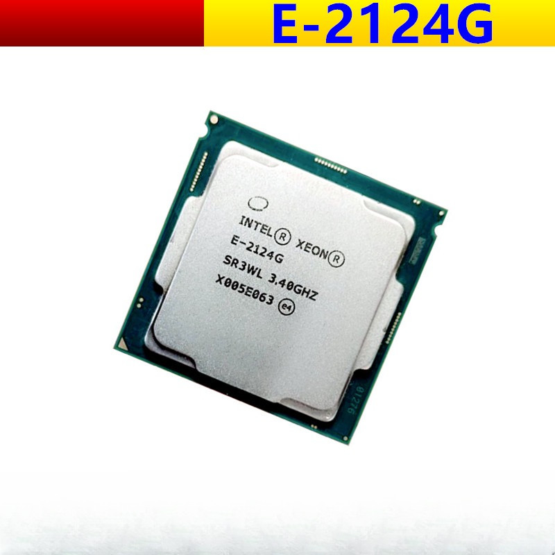 Xeon platiunm E-2124G CPU 8MB 3.4GHZ 4Core 4Therad 71W LGA-1151 FOR C240 Motherboard E 2124G