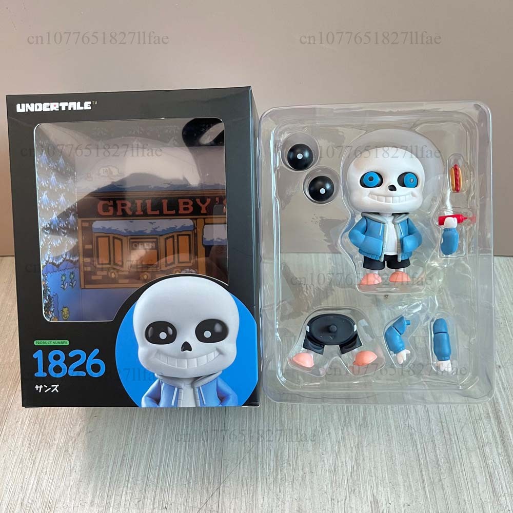 Undertale 1826 Sans Action Figure Model Toys Collectible Joint Movable Doll Bookshelf Decoration Pre