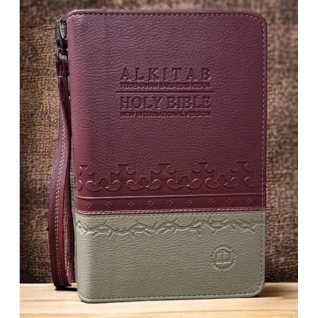 Alkitab Bahasa Inggris Indonesia 2 Bahasa Resleting