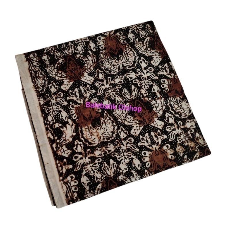 Kain jarik batik cap sogan Jogja motif basuto bahan katun halus asli jogja