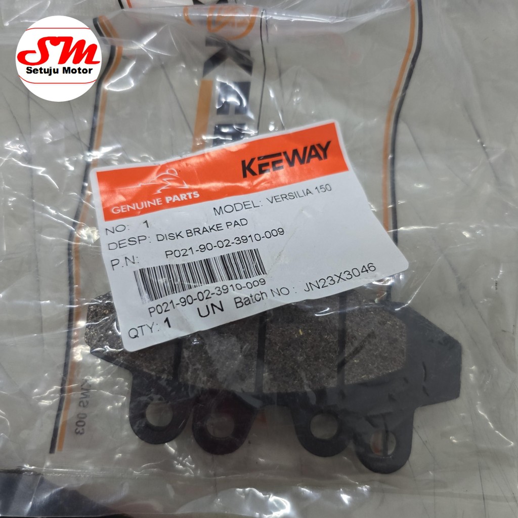 Kampas Rem Depan Keeway Versilia 150 Keeway Shiny 150 Original