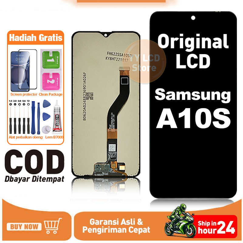 LCD SAMSUNG A10S TOUCHSCREEN Fullset Asli Crown Murah Ori Compatible For Glass Touch Screen Digitize