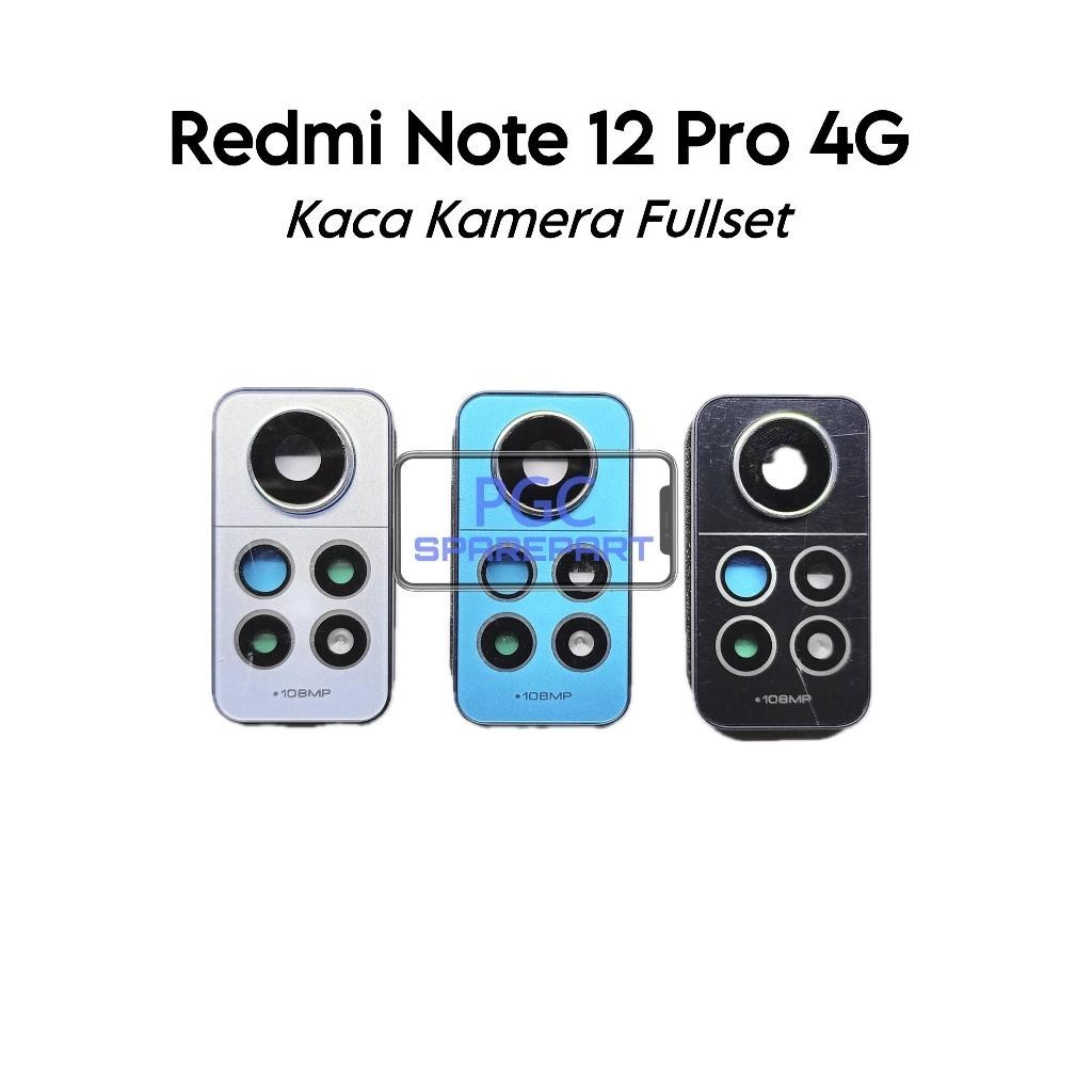 Kaca Lensa Kamera Belakang Redmi Note 12 Pro 4G / 2209116AG / 2209116AG fullset
