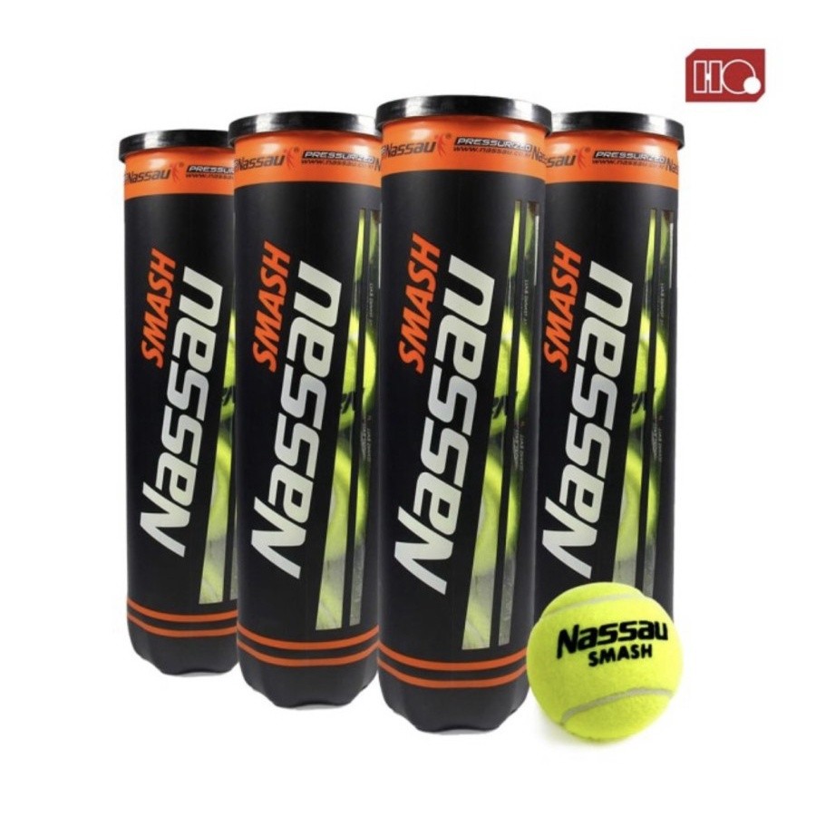 Bola Tenis TENNIS NASSAU SMASH (NASSAU SMASH) isi 4 ORIGINAL