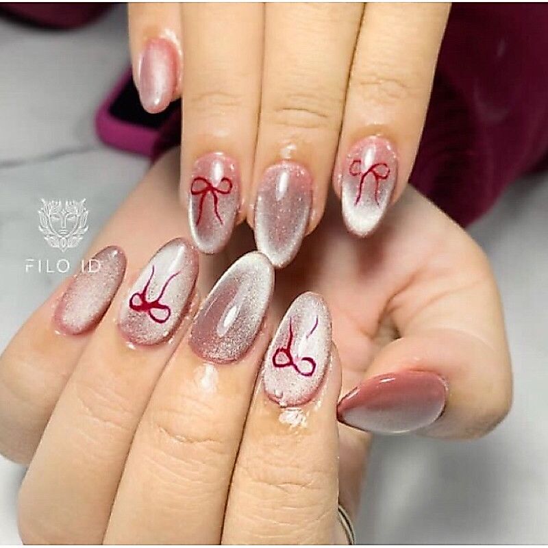 Kode FM | PART 1 MOTIF BARU - Kuku Cantik 10pcs set Kuku Palsu free lem jelly Fake Nails Kuku Palsu 