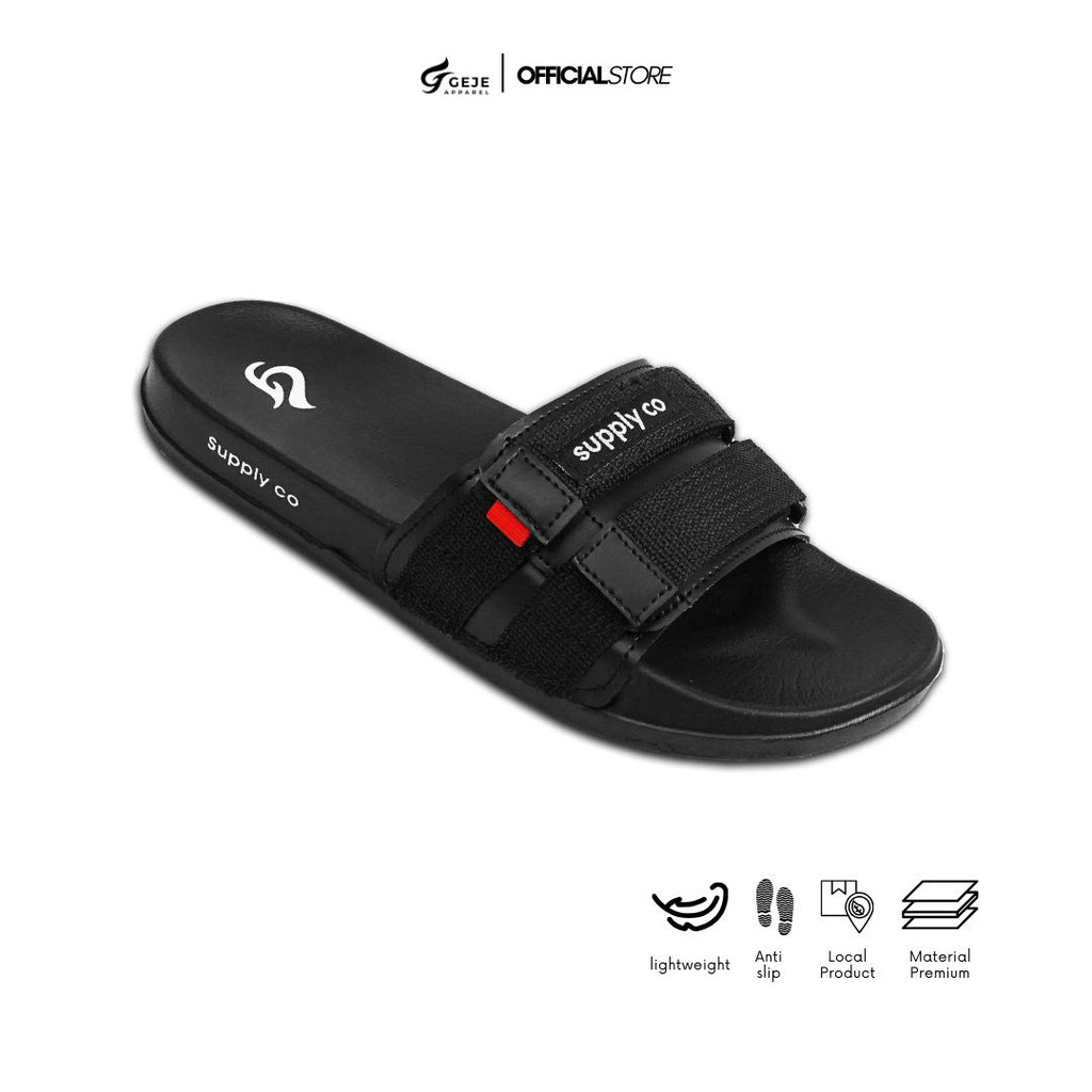[SDL00001-6] Sandal Slop Webing Casual Original Supply.Co