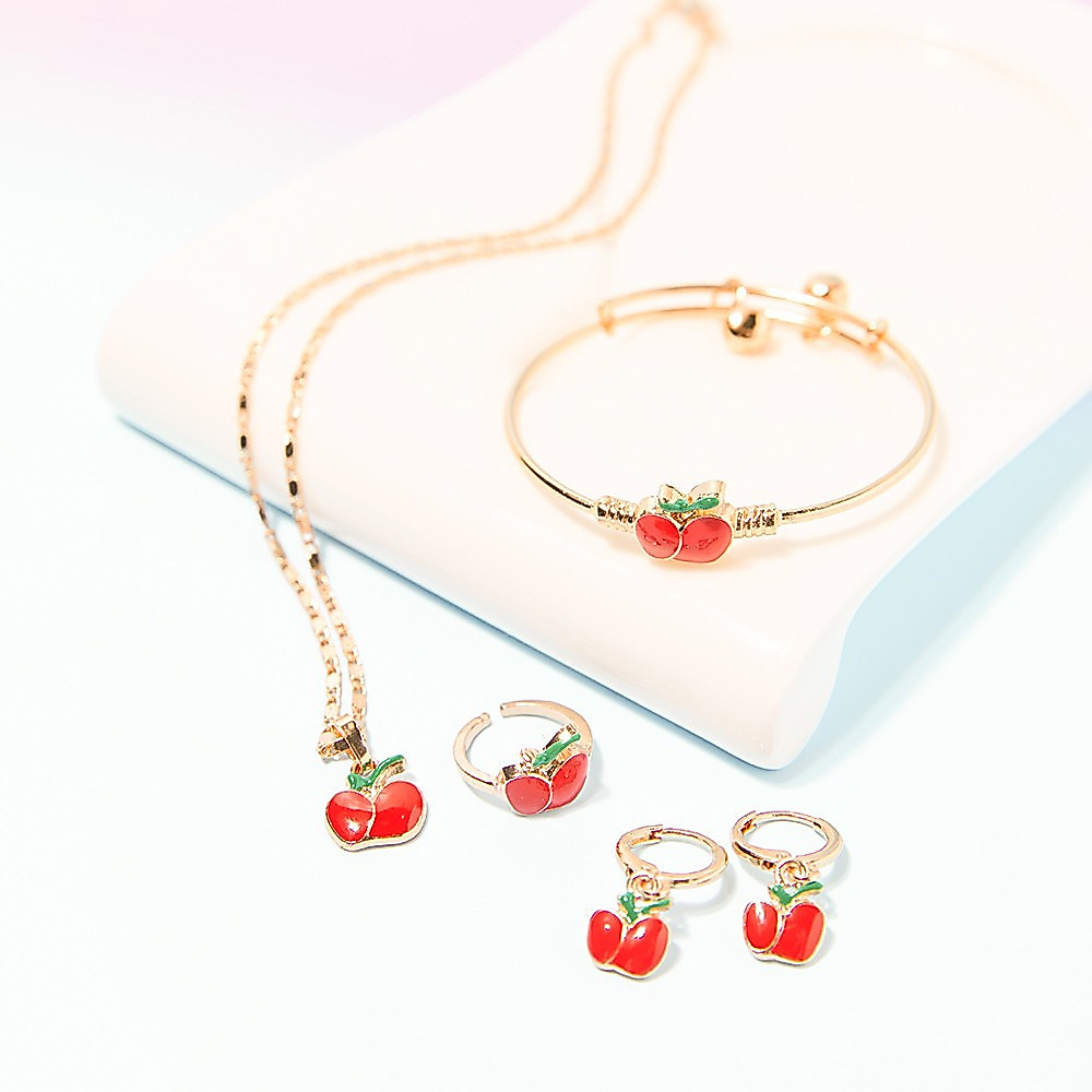 Hyl Jewelry Set Anak Titanium Anti Karat Asli - Paket Aksesoris Anak - Set Kado Ulang Tahun Anak