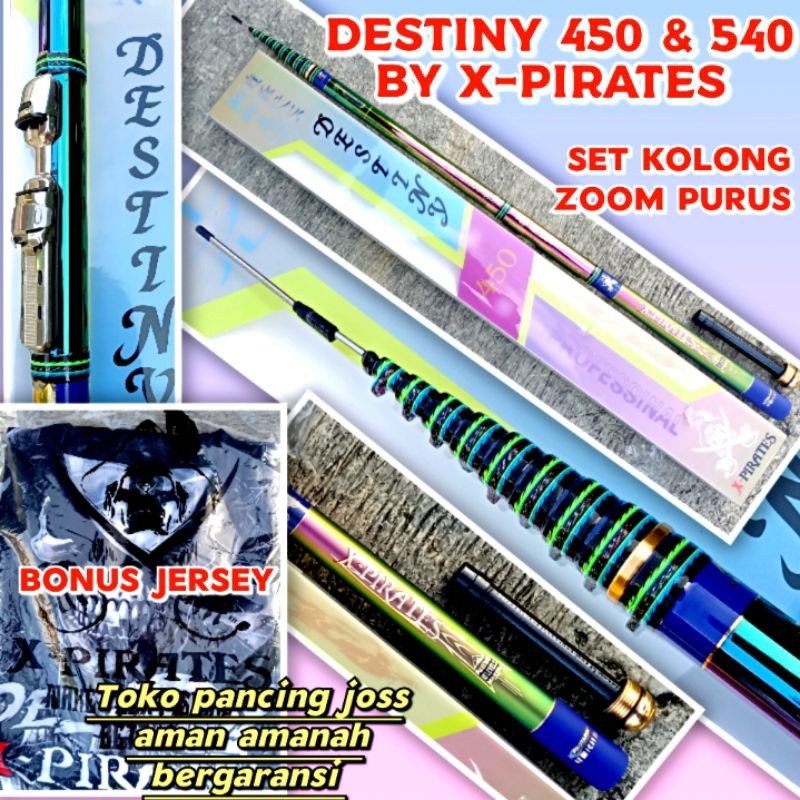 Tegek kolong zoom DESTINY X-PIRATES 360 450 540 BONUS JERSEY