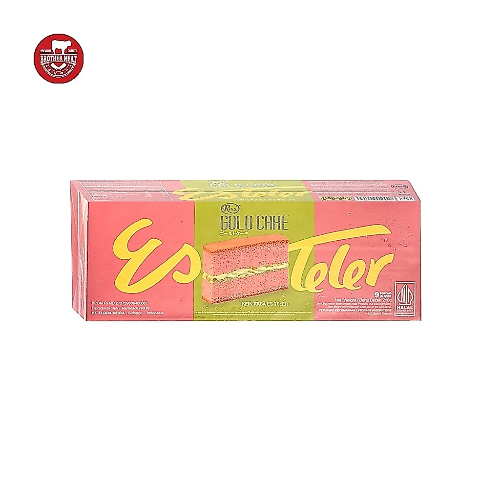 RIOUS Gold Cake Es Teler 210gr / Keik Rasa Es Teler - Brothermeatshop