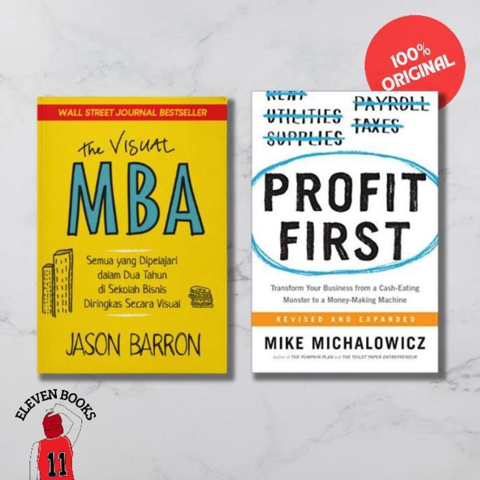 Paket Buku The Visual MBA dan Profit First (ORI)