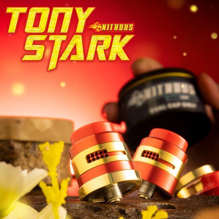 Nitrous Dual Cap Only Tony Stark Edition RDA 22MM by Sarang x Planet