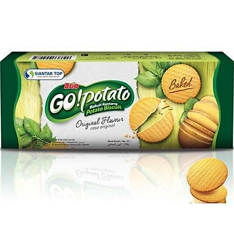 BRIO GO POTATO BISKUIT KENTANG KEMASAN BOX 104 gram