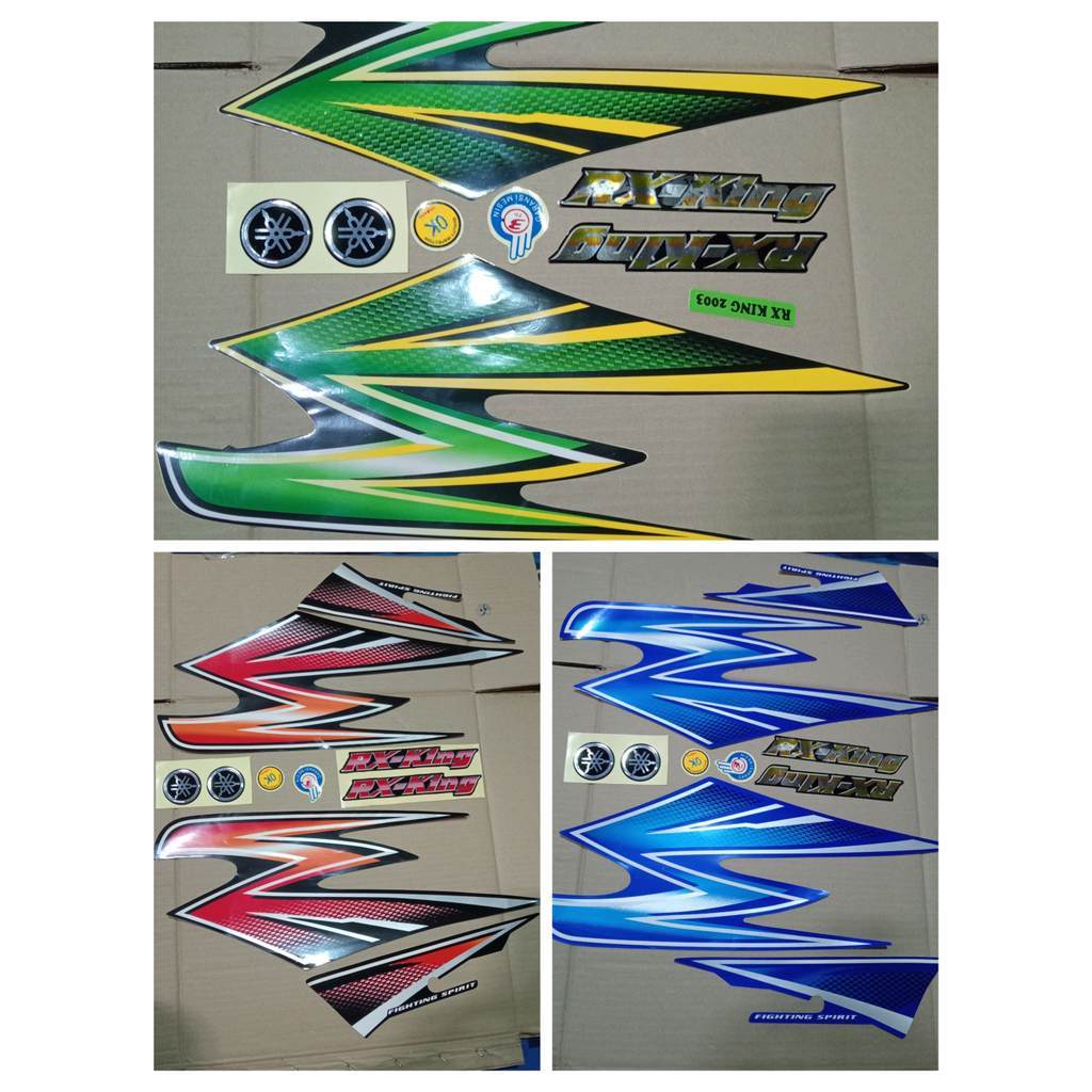 STRIPING RX KING 2003 STIKER STRIPPING RX KING ORI YAMAHA GUDANG STIKER