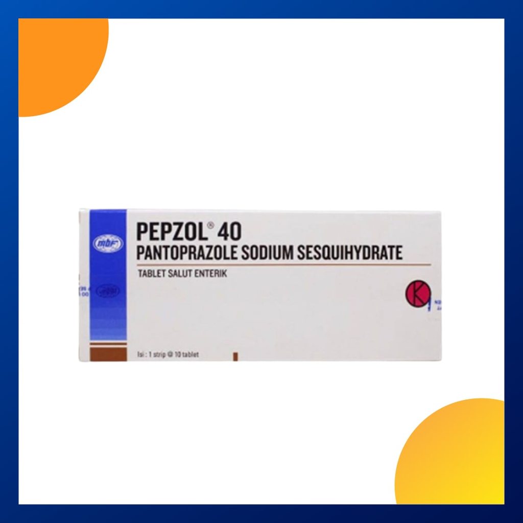 PEPZOL 40 40 MG 1 STRIP @ 10 TABLET SALUT ENTERIK