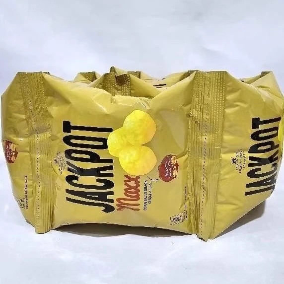 Jackpot maxx Snack Berhadiah uang Tunai Dan Emas harga ecer promo chiki ciki berhadiah BILA BERUNTUN