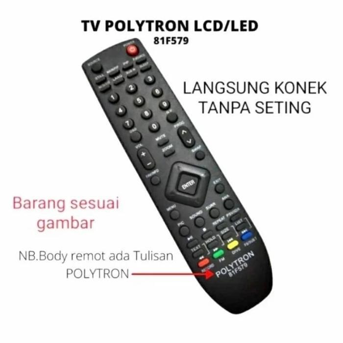 remote tv polytron led lcd remot tv led polytron