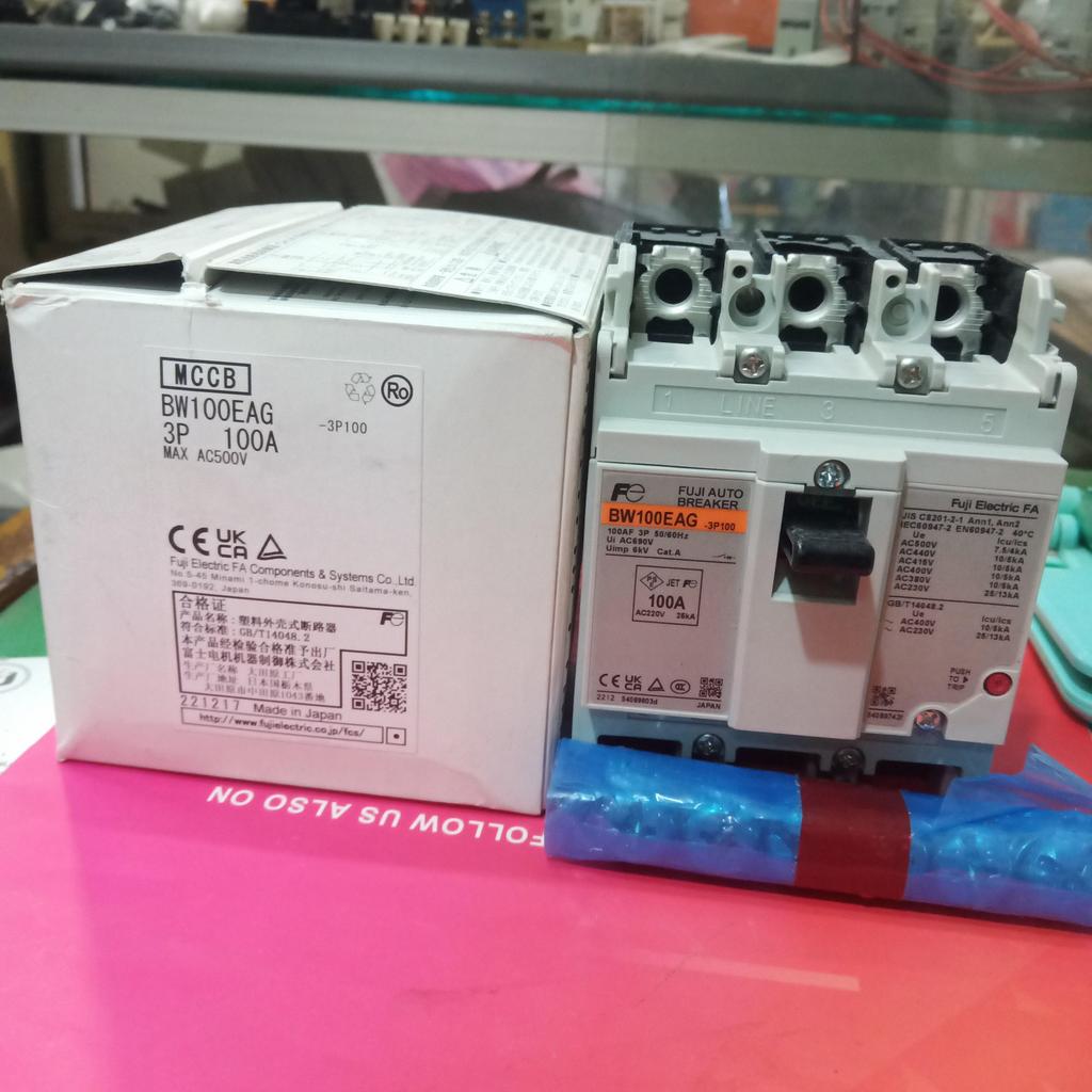 MCCB FUJI BW100EAG 100A 3PHASE