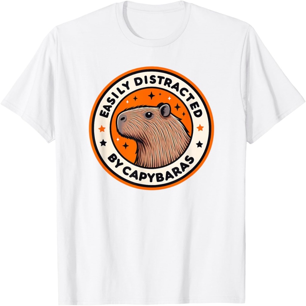 Capybara Animal Cute Capybara Lovers Novelty Graphic T-Shirt