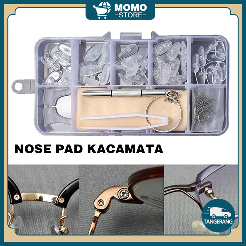 Set Nose Pad Kacamata Silikon / Nose Pad Kacamata Anti Melorot