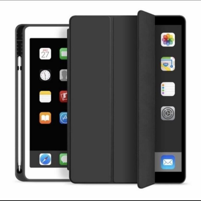 Bayanakaipad 6 ipad6 smart case casing cover sarung leather auto lock - BIRU DONGKER