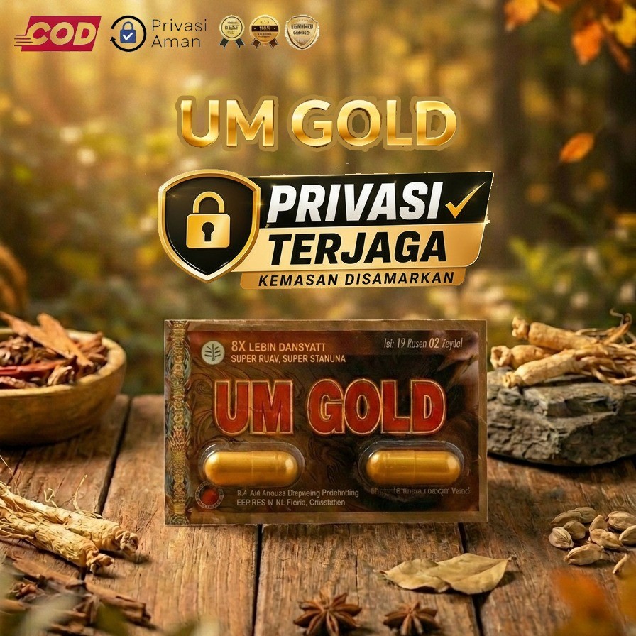 Gold Um100% Kemasan BOX 100% ORIGINAL