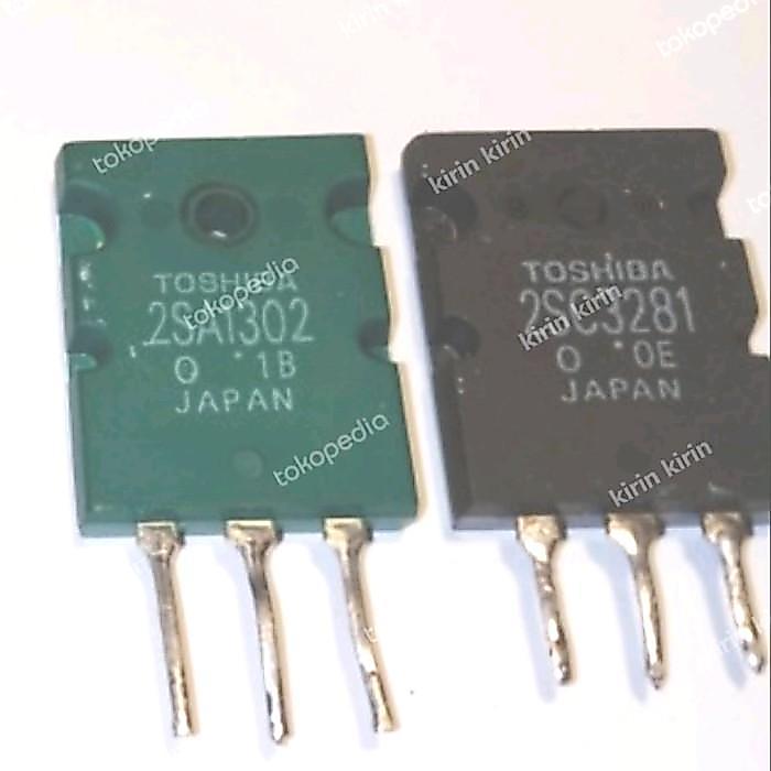Transistor Toshiba A1302+C3281 2Sa1302+2Sc3281 Genuine Japan Diskon Sell