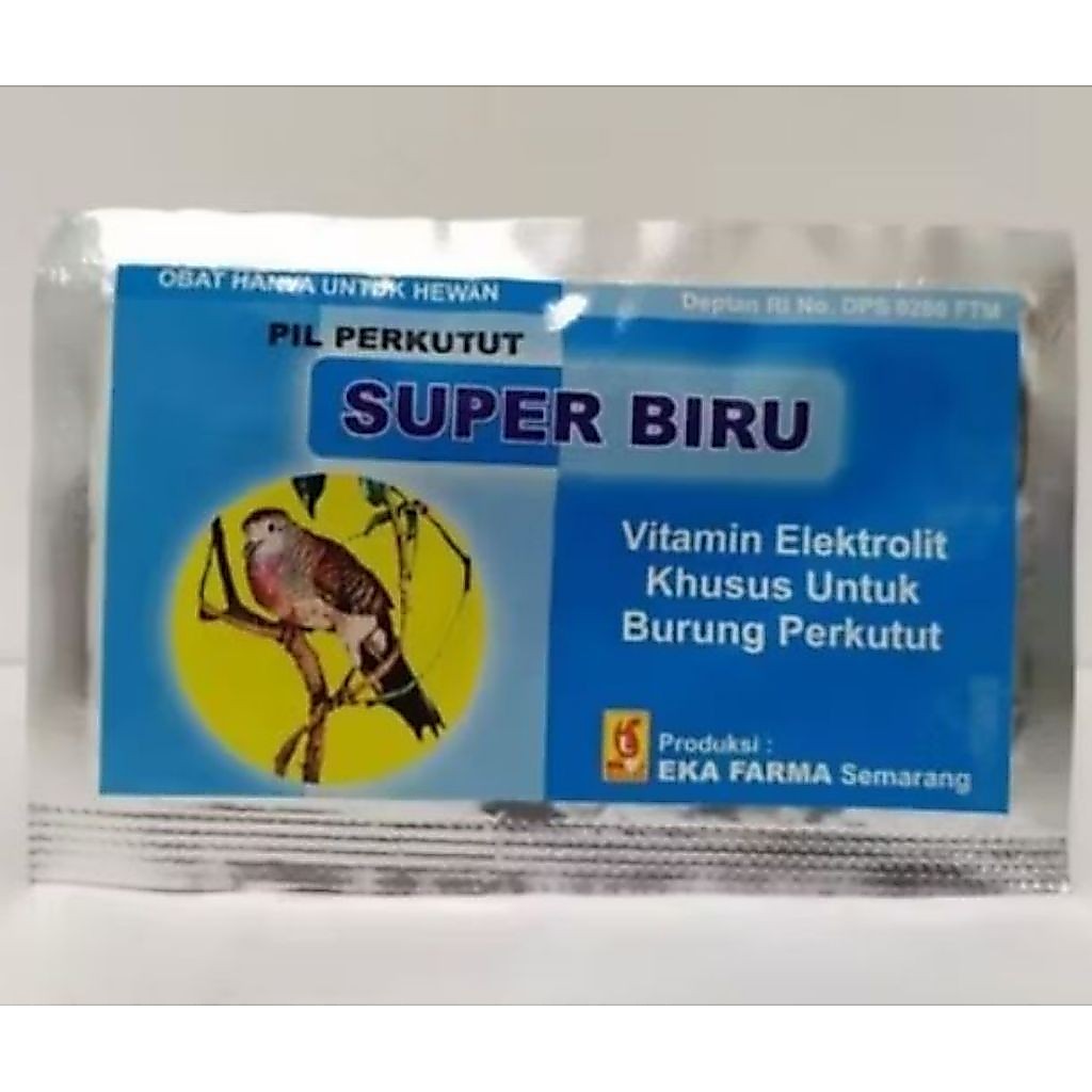 SUPER BIRU Pil / Jamu Burung Perkutut