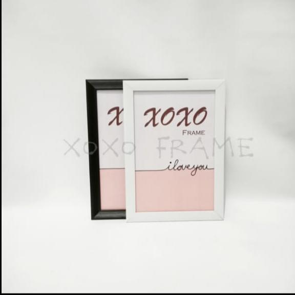 bingkai foto A4/ ijazah / pigura A4 - Hitam