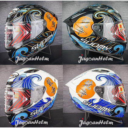 SUOMY HELM TRACK 1 WAVES MOTIF | TRACK1 SINGEL VISOR