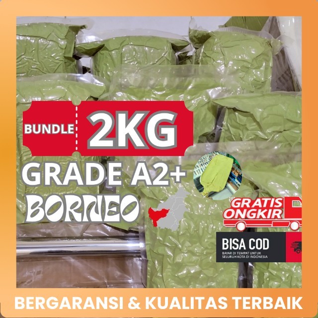 

PAKET 2KG kraton Pori k super green A2+ pembelian 2kg