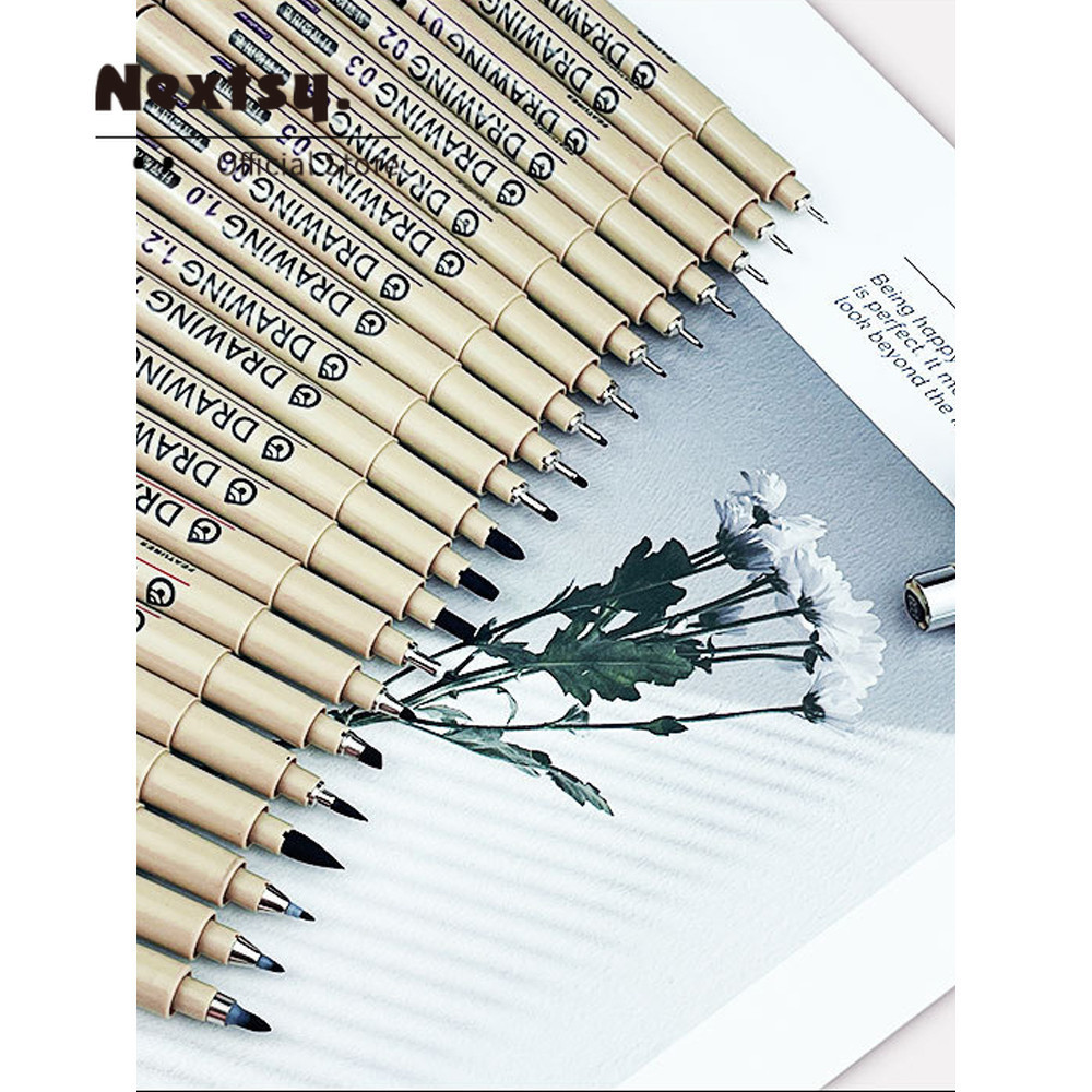 

Nextsy Kuas Spidol Seni Ujung Lembut Ujung Keras Untuk Seni Lukis Pena Seni