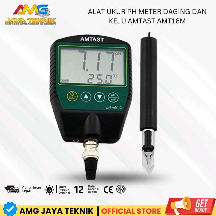 Alat Ukur pH Meter Daging Dan Keju AMTAST AMT16M