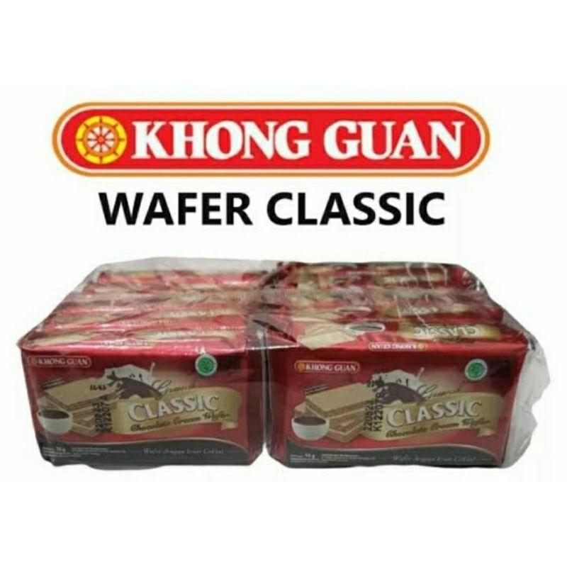 

Wafer Classic Khong Guan ( isi 10 pcs @18gr )