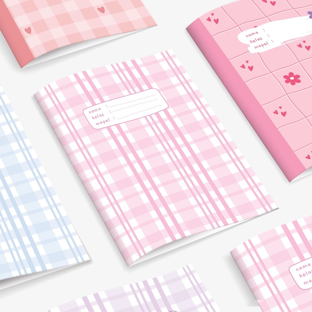 

bukuqu (isi 10 lbr) Sampul buku #Pastel Series Uk A5/B5 - Sampul buku tulis Aesthetic