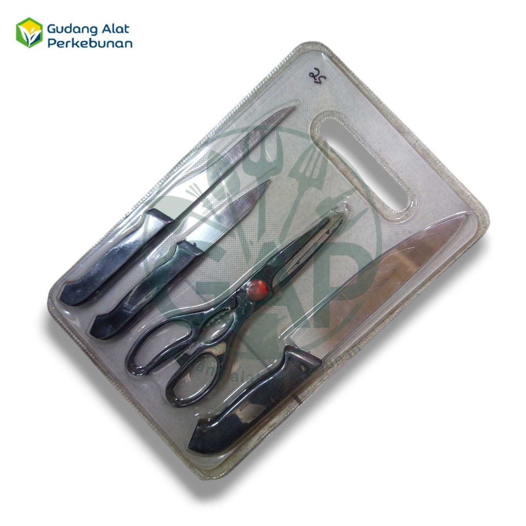 PISAU DAPUR SATU SET ISI LIMA/PISAU DAPUR SERBAGUNA