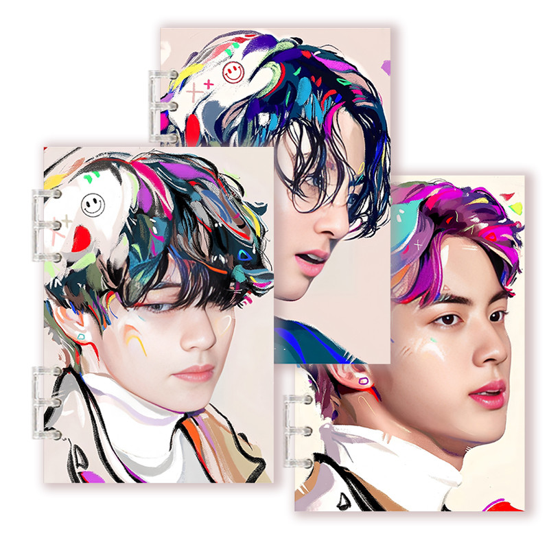 

A5 Spiral Notebook | To Do List Weekly Monthly Plan - Kpop Pop Star Boy Group Members Poster Album Boys Photocards Fans Gifts