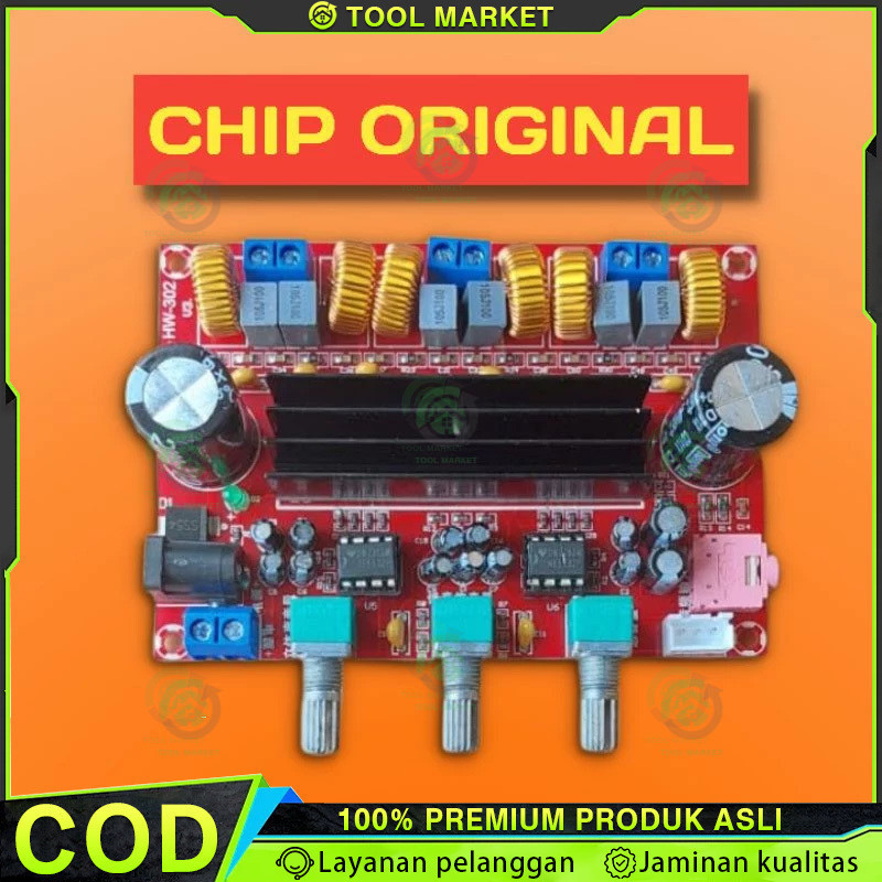 CHIP ORIGINAL ASLI M139 Kit Power Amplifier Class D TPA 3116D2 2.1 2x50W+100W Stereo Subwoofer 3116 